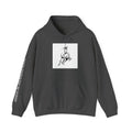 Minimalist Galloping Horse Hoodie — Small Center Chest Horse Illustration