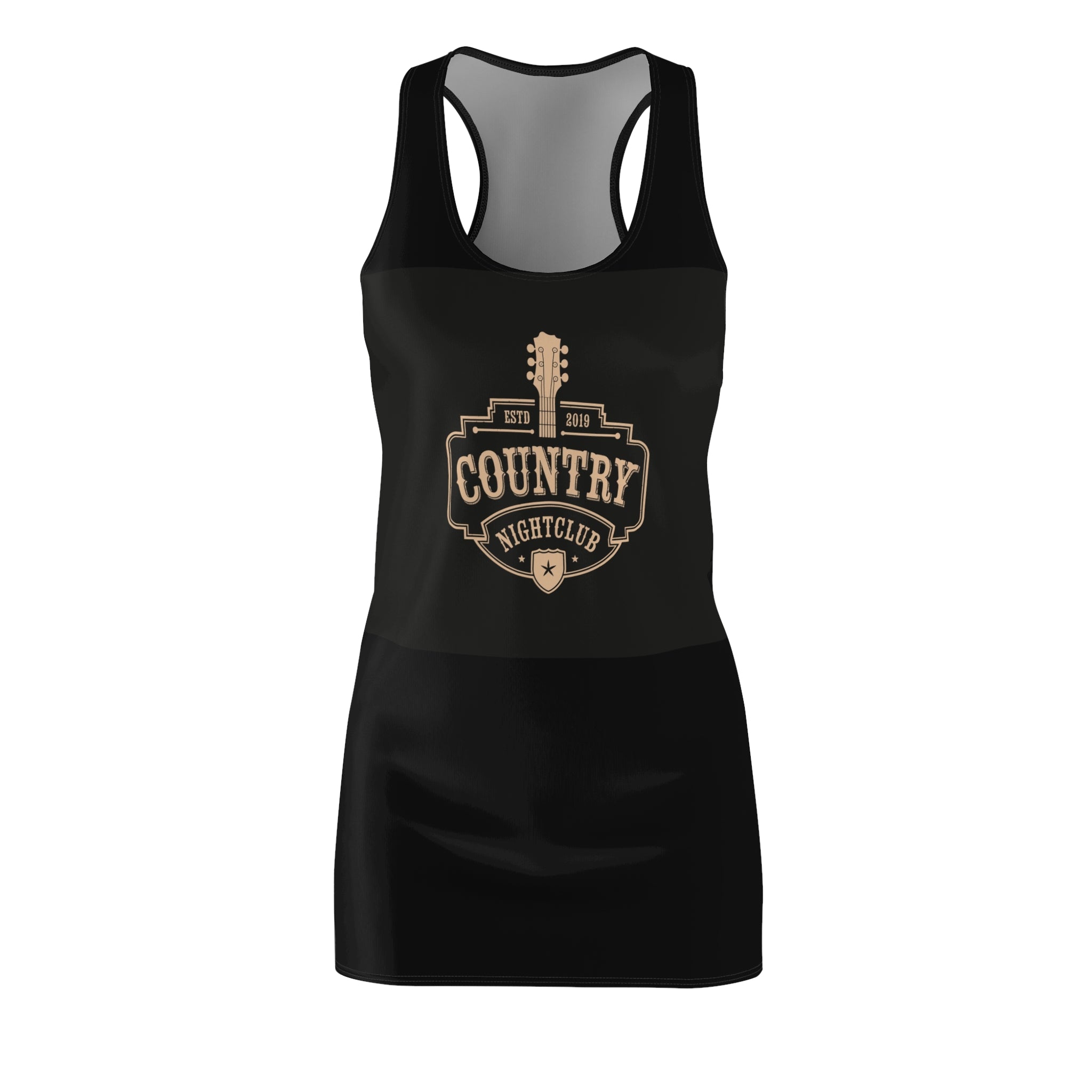 Country Nightclub Racerback Dress — Vintage Guitar Logo