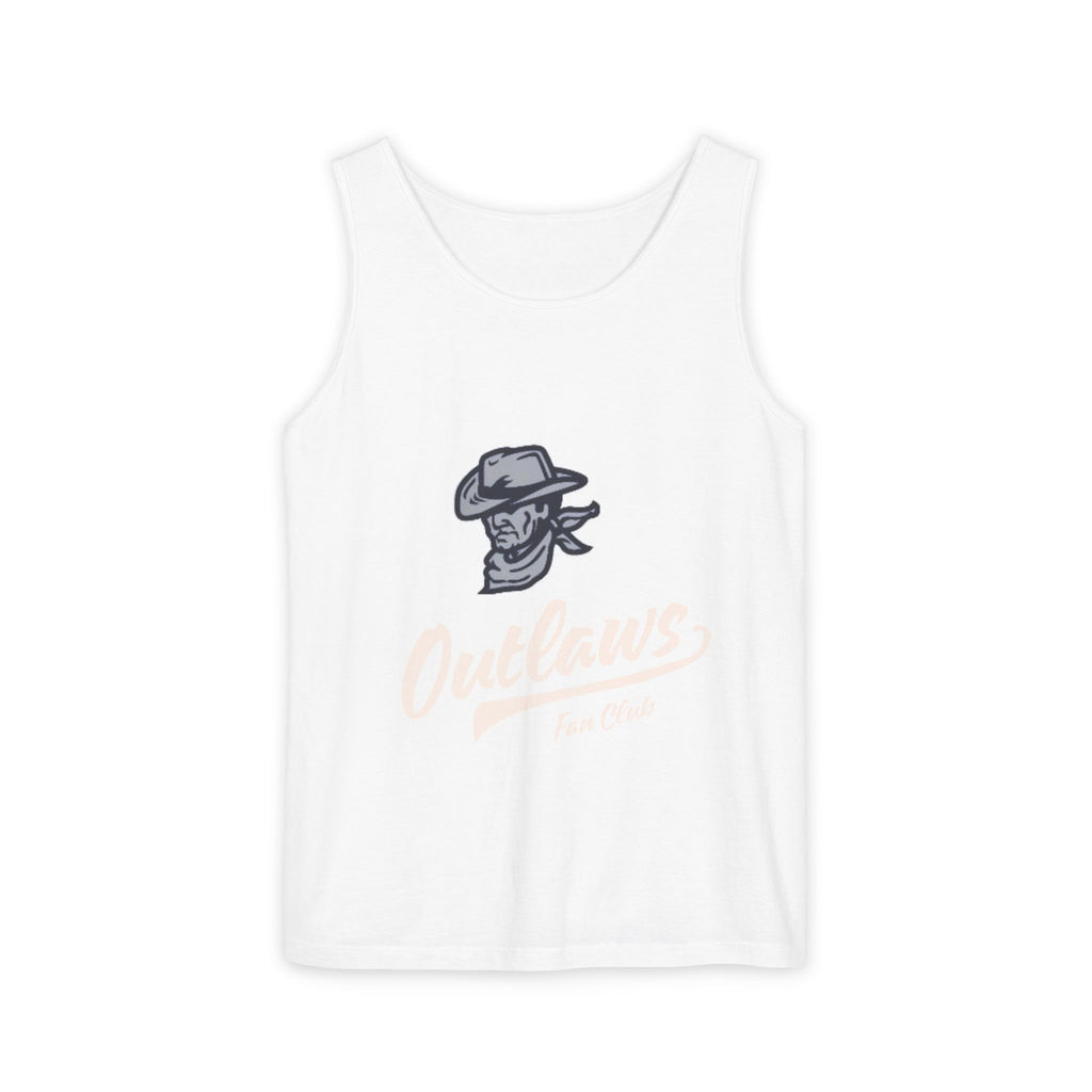 Outlaws Skull Cowboy Tank Top — Western Biker Graphic Tank